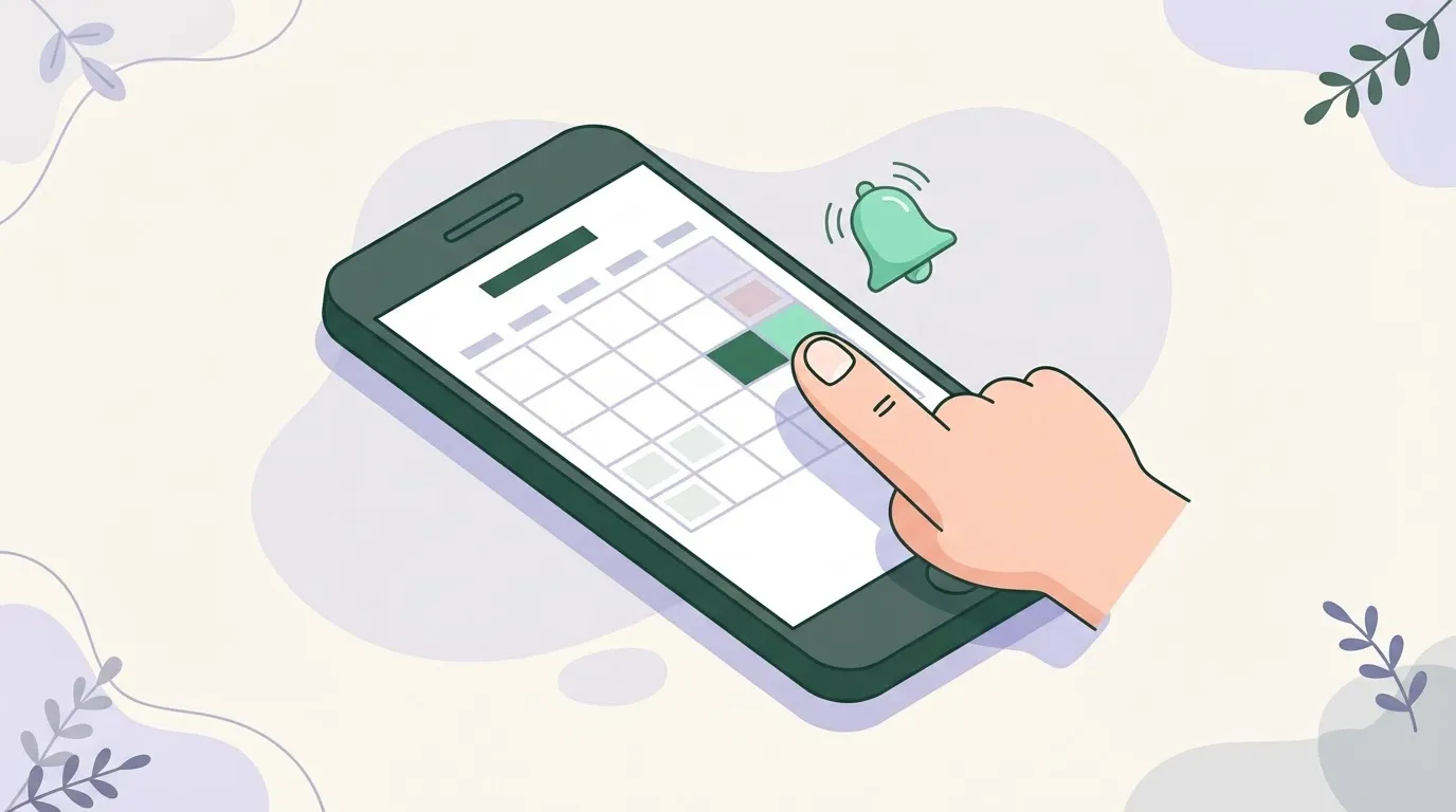 Symbolbild für Online-Terminbuchung auf einer Handwerker-Website