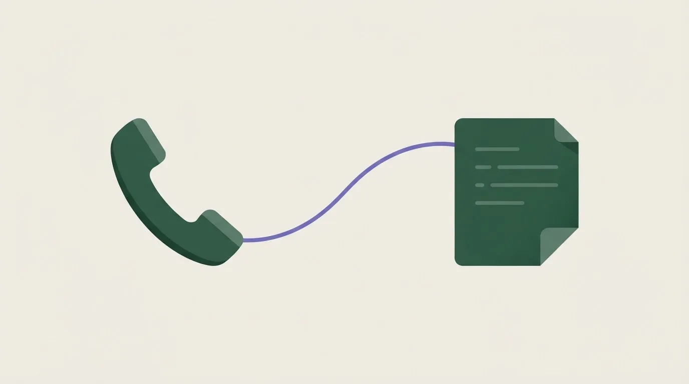 Symbolbild Erstgespr&auml;ch: Telefonh&ouml;rer und Notizblock mit den ersten Stichpunkten